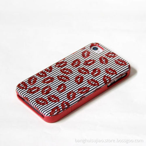 Water to Stick Pattern PC Case for iPhone, with Combo